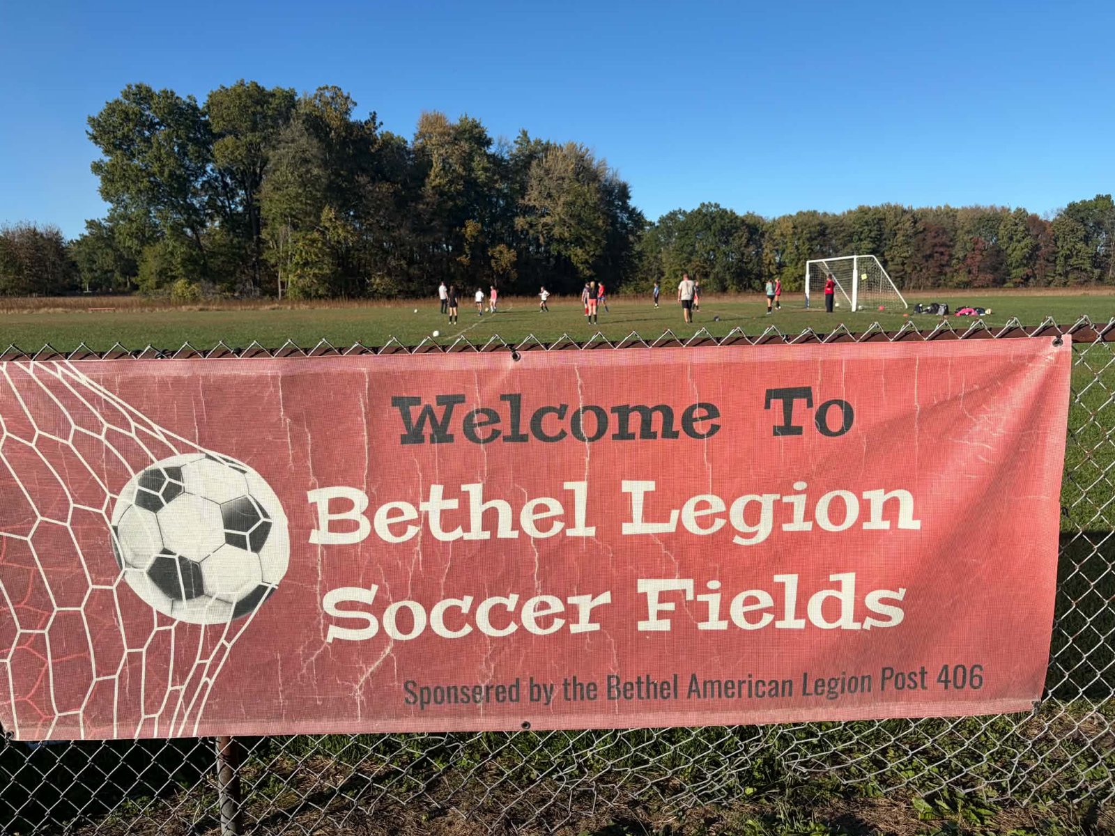 Welcome to Bethel Legion Soccer Fields banner